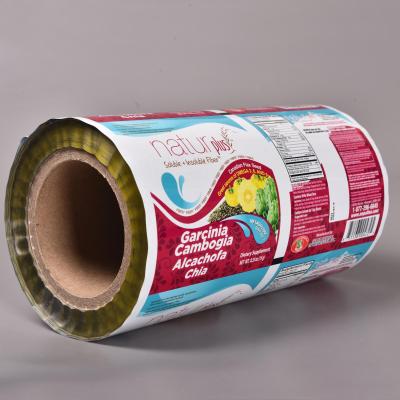 China Food Packaging Moisture Proof Aluminum Laminated Plastic Roll Film 125 Micron Manufacturing Product for sale