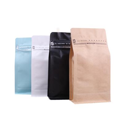 China Low Moq Food Flat Bottom Side Gusset Zipper Packaging Bag For Tea for sale