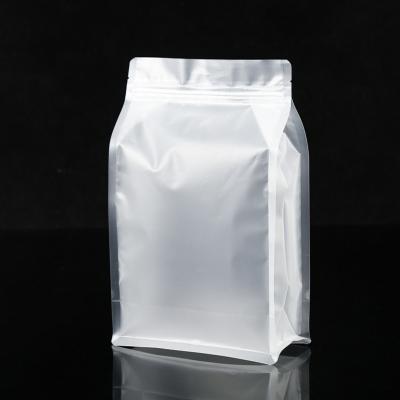 China Flat Bottom Barrier Frosted Stand Up Side Gusset Zipper Pouch Packaging Bag Plastic for sale