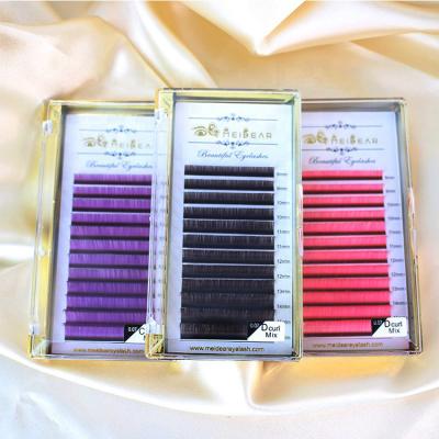 China Private Label Volume Natural Classic Eyelash Extensions Supplies Individual Lash Extension for sale