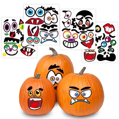 China Decorative Sticker Halloween Pumpkin Stickers Halloween Pumpkin Decorations Halloween Pumpkin Stickers For Kids for sale