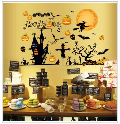 China Kids Designs Adhesive Wall Sticker Art WALL STICKER Halloween Wall Sticker DIY Halloween Wall Stickers for sale