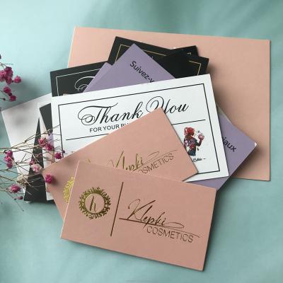 China Custom Recyled Business Paper Card Social Security Card Logo Printing Thank You Cards Hot Sale 400g Or 800g Paper Products for sale