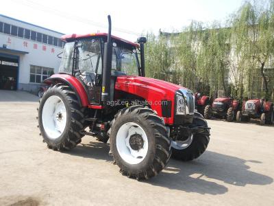 China Hot Tractor 1004, 100Hp 4WD, Use YTO, DEUTZ, PERKIN s Farm Tractor New Design Sail Farm Engine, Equipped with Front End Loader for sale