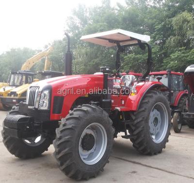 China Factory New Design Hot Sail Farm Tractor 904, 90Hp 4 WD With Front End Loader, Use YTO, DEUTZ, Engine for sale