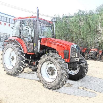 China Hot Tractor 604, 60Hp 4WD, Use YTO, DEUTZ, PERKIN Farm Work Machinery New Design Sail Farm Engine, Equipped with Front End Loader for sale