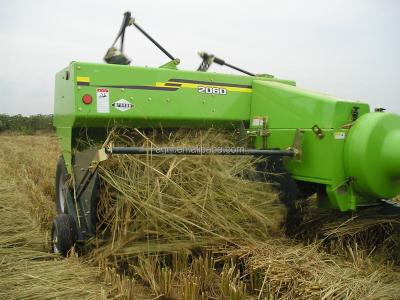 China High Bale Hay Rice Wheat Straw Tractor PTO Use Square Hay Baler Grass Square Baler Straw Baler With CE for sale