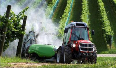 China High efficient trailer tank boom air jet sprayer use in orchard vineyard fruit farm for sale