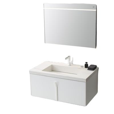 China Durable Hot Selling LED Illuminated Bathroom Vanity Mirror Cabinet Light Frame Customized Modern Style Stainless Steel Lighting Graphic for sale