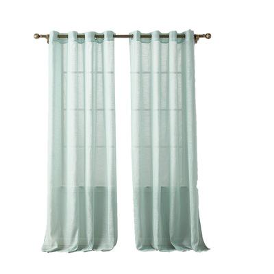 China Blackout Solid Color Bedroom Living Room Modern Polyester Decorative Door Curtain for sale