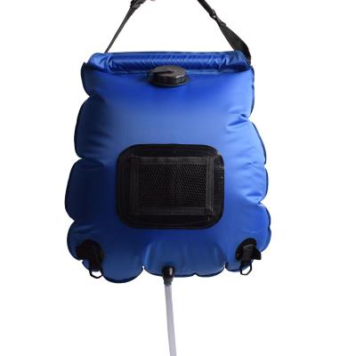 China Outdoor Folding Camping Shower Bag 20L Solar Shower Bag Driving Camping Solar Hot Water Bag for sale