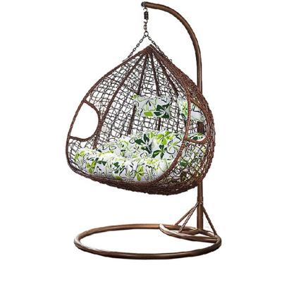 China Modern Outdoor Garden Rattan Swing Egg Hanging Chair for sale