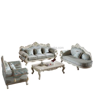 China Chesterfield SOFA 2019 cared silver fabric white high-grade trscing living room sofa for sale