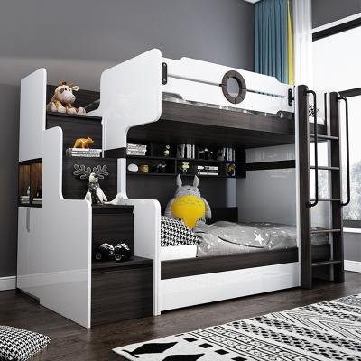 China 2021 New Product Modern Factory Modern Multifunctional Double Bunk Beds For Kids Furniture Prices for sale