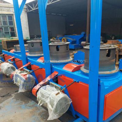 China To reduce twisted wire diameter wire drawing machine to make roofing nail for sale