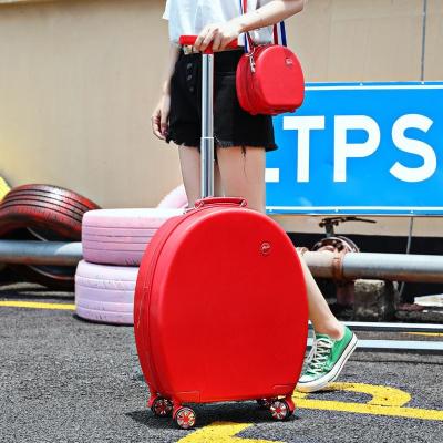 China YX16917 High Quality Design Oval Trolley Suitcase For Kids 20