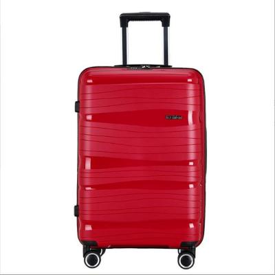 China High New Design YX16913 Good Design Quality Trolley Luggage Red Recycle Suitcase 20 Inch 24 Inch Donguan Suitcase 24 Inch Luggage for sale