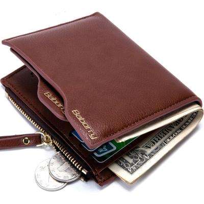 China RFID Fashion Mini Slim Passport Card Holder Travel RFID Men Wallet Coffee Black yx12801 Yoixin for sale