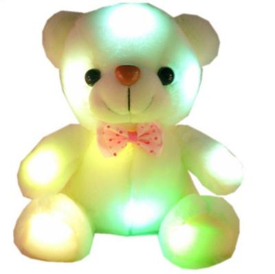 China Luminous Plush Teddy Bear Maker Toy Luminous Colorful Teddy Bear Toys Teddy Bear Led Colorful Stuffed Toy Baby for sale