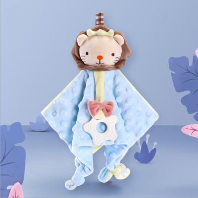 China Kids Play Lion Doudou Baby Blanket Plush Super Soft Animal Baby Comforter Blanket for sale