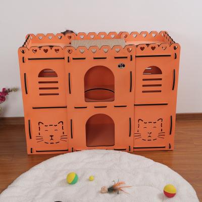 China Viable Wholesale Hot Sale Pet Shop Products Luxury Big Cat House for sale