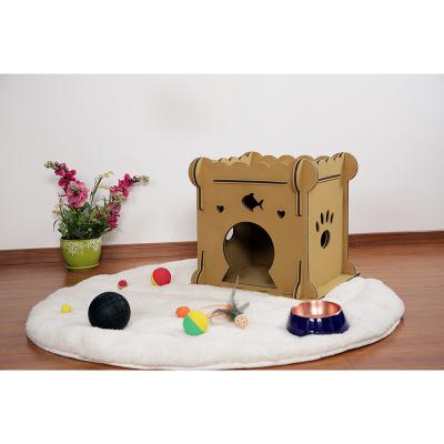 China Sustainable Portable Luxury Environmental Protection DIY Washable Easy To Install Pet House for sale