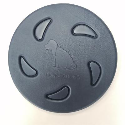 China Lacquerless Viable Multicolor Optional Custom Logo Dog Flying Disc Anti Aging Toy for sale