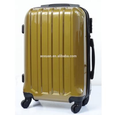 China Waterproof Trolley Case Hard Luggage Bag Plastic Trolley Travel Bag Luggage Suitcase With Trolley for sale