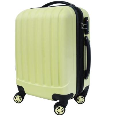 China Colorful travel luggage trolley case ABS china factory hot sale lugagge ABS trolley luggage case for sale