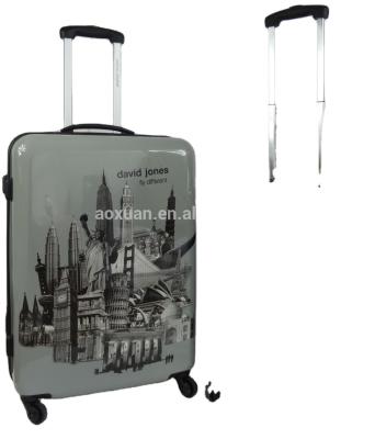 China Trolley Luggage New York City ABS Printed Hard Luggage Bag Spinner Luggage Set for sale