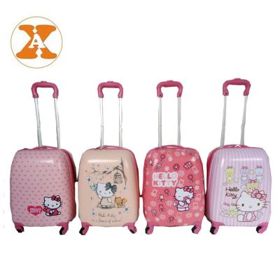 China Kids Luggage ABS PC Hello Kitty Luggage Kids Cartoon Luggage for sale