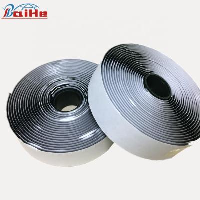 China China Manufacture Sustainable Black Tape Sticky Back Hook And Loop Tape Fastening 25m 50m Roll for sale