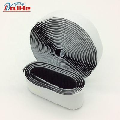 China 25 Meters Viable Low Price Adhesive Glue Hook Loop Backing Tape for sale