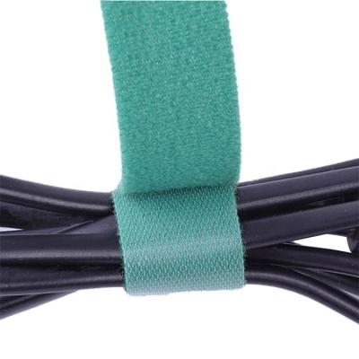 China Reusable Sustainable Universal Multi-colors Back To Back Cable Tie Management Ties Cable Straps for sale