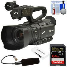 China JVC GY-HM180U Ultra 4K HD 4KCAM Pro Video Camera Camcorder & XLR Microphone Kit for sale