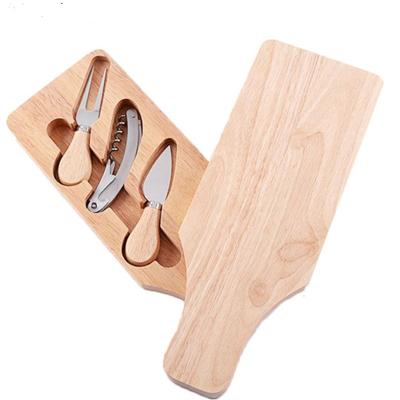 China Bamboo+Stainless Steel Kitchen Cooker Manual Cheese Slicer Cutter Christmas Cheese Tools Suppliers Long Wooden Cheese Board Set With Knife for sale