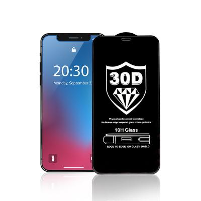 China 3pack Full Coverage Anti-Explosion Fingerprint Support 30D Unlocked For 11 Max Pro Screen Protector Pixel 4a 5d Glass for sale