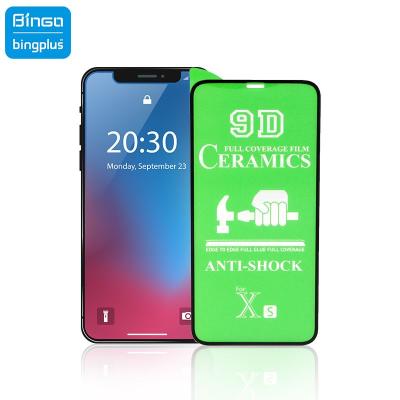 China Mobile Phone Mo 9d Screen High Transparent Ceramic Protector Explosion-proof Full Cover Against Knocks For iphone 13 pro max for sale