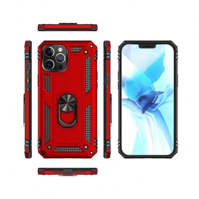 China Anti-drop 2021 TPU+PC 2 in 1 Shockproof Mobile Phone Case Anti-failure with Ring Stand Support Case for oppo realme2pro for sale