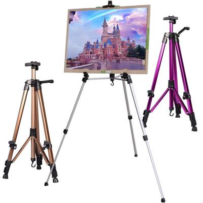 China Esel Stand Reinforced 66 Inch Artist Easel Durable Wedding Easel Stand for sale