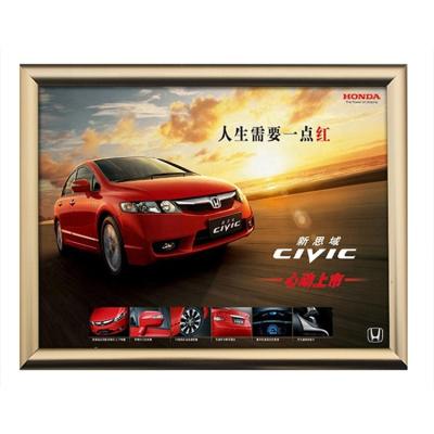 China Light Manufacturer Favorable Multi Gold Silver Right Angle Photo Poster Display Frame for sale