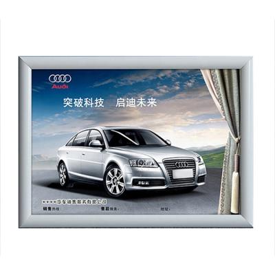 China Exhibition Light Alloy Display Gallery Metal Multi-size A1 Aluminum Plastic Poster Frame Edging for sale