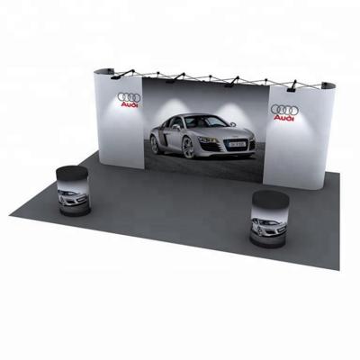 China Durable Hot Selling Outdoor Advertising Exhibition Event Pop Display Cloth Banner Stand for sale