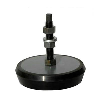 China DONGJUNJX high quality rubber base anti-vibration mount leveling flange lever pads for machine protection mount made in China for sale