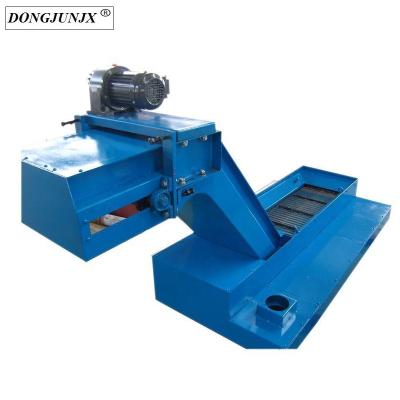 China DONGJUNJX Heat Resistant Conveyor Machine Drop and Moving Steel Chips Conveyor with Coolant Tank for sale