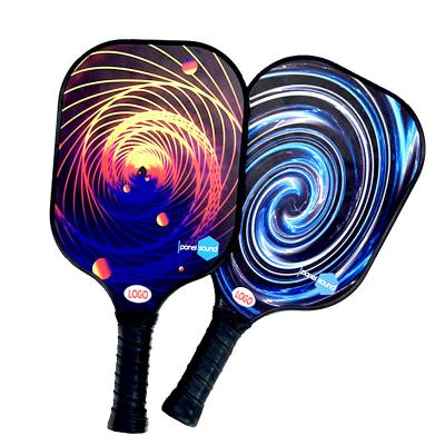 China Full Carbon Fiber Or Fiberglass Custom UV Printing Premium Carbon Fiber Pickleball Paddle , Pickleball Paddle Fiberglass for sale