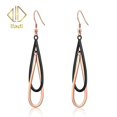 China Ethnic Jewelry Earrings Like Stainless Steel Ladies Latest Stylish Designer Dangle Earring Fashion Design Hanging Earrings for sale