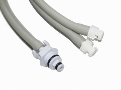 China GE Ohmenda Datex Nibp Cuff Connectors 2 Grey Tube And Plastic Connectors for sale