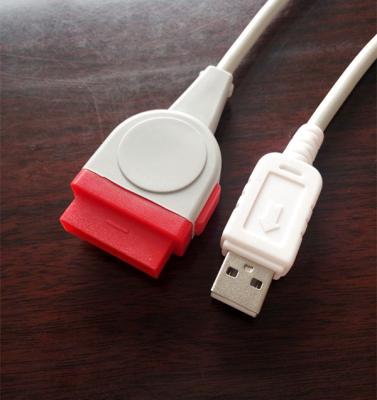 China Plastik-Wandler-Adapter-Kabel ISO10993 IEC60601 GEs Marquette genehmigen zu verkaufen