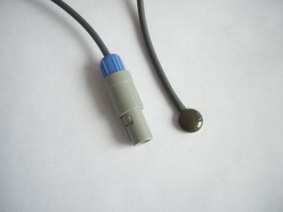 China Skin Type Medical Temperature Probe Plastic Lemo 2pin 3.0m Creative for sale